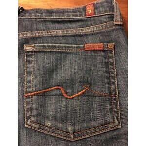 7 For All Mankind Women's Jeans Distressed Bootcut Size 27 X 31